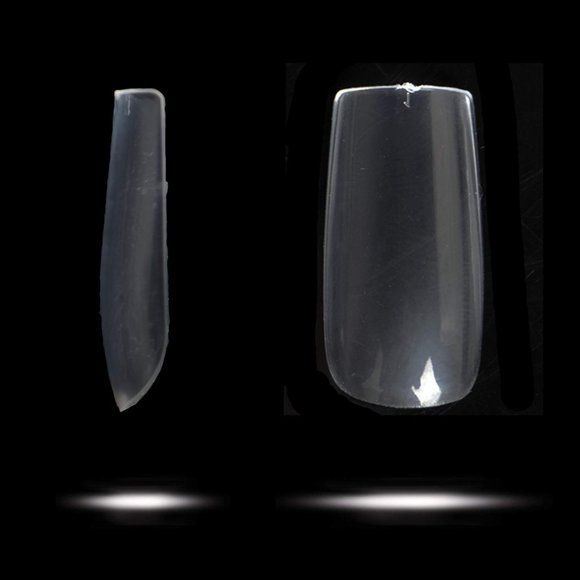 ⚡ Clearance! Long Square Clear Fake Nails - Picture 5 of 6